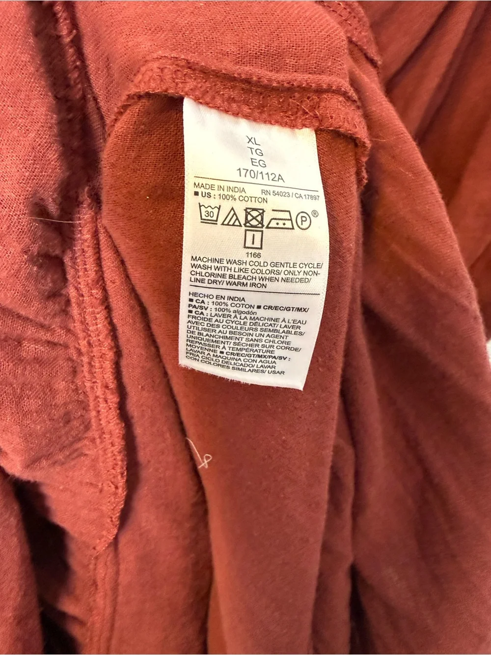 Old Navy Sleeveless V‑Neck Tiered Maxi Dress — Burgundy - Picture 7 of 7